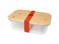 Roby glazen lunchtrommel met bamboe deksel - 1000 ml