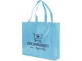 Shiny gelamineerde non woven boodschappentas 40x36x12cm 19