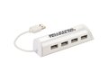 Aluminium 4 poorts USB hub en telefoonstandaard 9