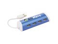 Aluminium 4 poorts USB hub en telefoonstandaard 16