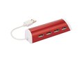 Aluminium 4 poorts USB hub en telefoonstandaard 22