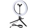 Studio ringlamp met telefoonhouder en statief 5