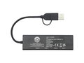 Rise USB 2.0 hub van RCS gerecycled aluminium 4