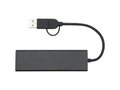 Rise USB 2.0 hub van RCS gerecycled aluminium 3