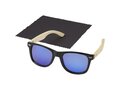 Gespiegelde gepolariseerde zonnebril van rPET & bamboe 5