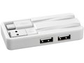 USB hub met dubbele laadkabel 8