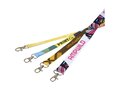 Lanyard met 2 zijden sublimatie voorzien van haak en veiligheidssluiting 22