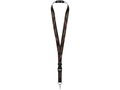 Lanyard met 1 zijde sublimatie voorzien van haak, buckle en veiligheidssluiting