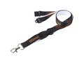 Lanyard met dubbelzijdige sublimatie voorzien van haak, buckle en veiligheidssluiting 20