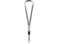 Balta gerecyclede PET lanyard met veiligheidsgesp