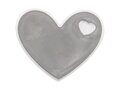 Reflecterende sticker hart voor kleding, pet, fiets of tas