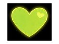 Reflecterende sticker hart voor kleding, pet, fiets of tas 6