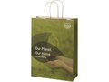 Papieren tas gemaakt van landbouwafval met gedraaide handgrepen - XXL