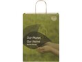 Papieren tas gemaakt van landbouwafval met gedraaide handgrepen - XXL 1