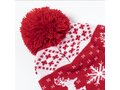 Kerstmuts beanie met pompon 2