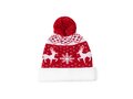 Kerstmuts beanie met pompon 1