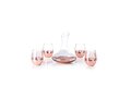 Vintage aperitief set met 4 glazen en karaf 1