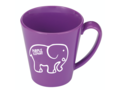 Plastic mug 1 colour - 350 ml