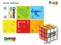 Rubik's Kubus 3x3 Sleutelhanger 4