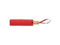 21" Impact AWARE™ RPET 190T bamboo auto open-dicht paraplu 19