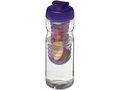 H2O Base sportfles en infuser met flipcapdeksel - 650 ml