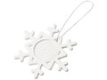 Sneeuwvlok magneet met hanger