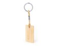 Bamboe rechthoekige sleutelhanger 7