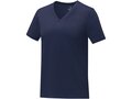 Somoto Dames T-shirt met V-hals en korte mouwen 1