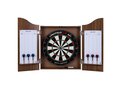 Houten darts set kabinet