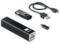 8 GB USB-stick met powerbank - 2200 mAh