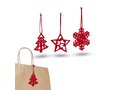 Set van 3 stuks kerstdecoratie 4