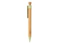 Bamboe pen met tarwestro clip 2