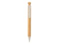 Bamboe pen met tarwestro clip 7