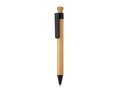 Bamboe pen met tarwestro clip 8