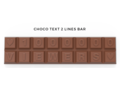 Chocoladetekst in gepersonaliseerde enveloppe - 16 letters 2