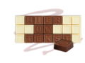 Chocotelegram 21 chocolade letters - eigen tekst