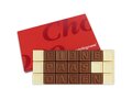 Chocotelegram 21 chocolade letters - eigen tekst 2