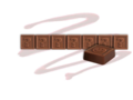 Chocotelegram 7 chocolade letters - eigen tekst 2