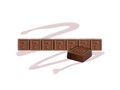 Chocotelegram 7 chocolade letters - eigen tekst