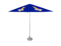 Custom made parasol vierkant