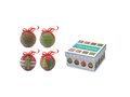 Set 4 kerstballen 4
