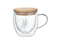 Borosilicaat mok met kerstboom design - 220 ml