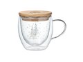 Borosilicaat mok met kerstboom design - 220 ml 3