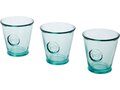 Driedelige waterglazen set van gerecycled glas - 250 ml