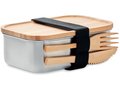 Duurzame lunchbox met bamboe deksel