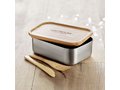 Duurzame lunchbox met bamboe deksel 2