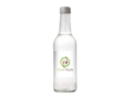 Glazen fles met 330 ml bronwater