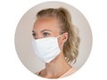 Herbruikbaar mondmasker uit katoen met ruimte voor filter