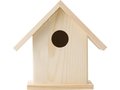 Houten vogelhuisje met verf set 1