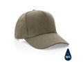 Impact 5 panel 280gr recycled katoenen cap met AWARE tracer 10